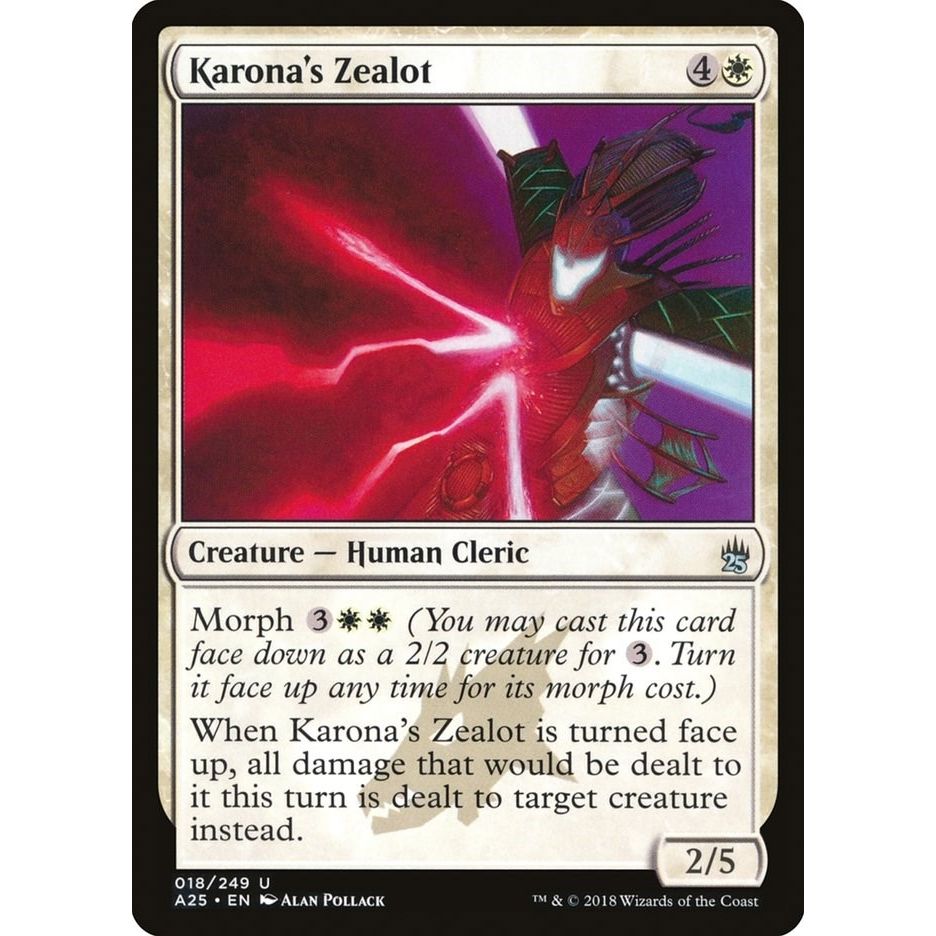 Image for Karona's Zealot (18) (A25) - Magic: The Gathering