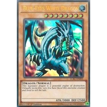 Image for Blue-Eyes White Dragon (Version 1) (LCKC-EN001) (LC06) - YuGiOh