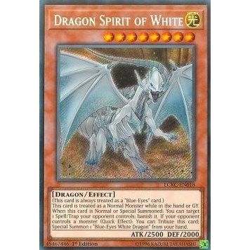 Image for Dragon Spirit of White (LCKC-EN018) (LC06) - YuGiOh