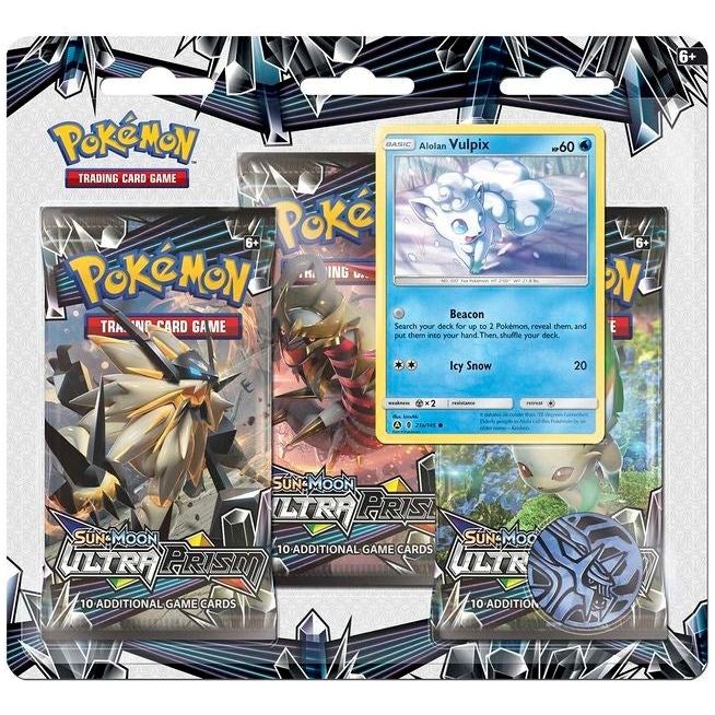 Image for Ultra Prism 3 Pack Blister [Alolan Vulpix] - Pokemon