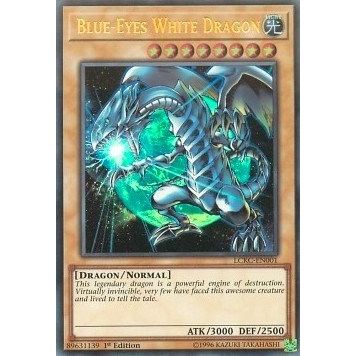 Image for Blue-Eyes White Dragon (Version 3) (LCKC-EN001) (LC06) - YuGiOh