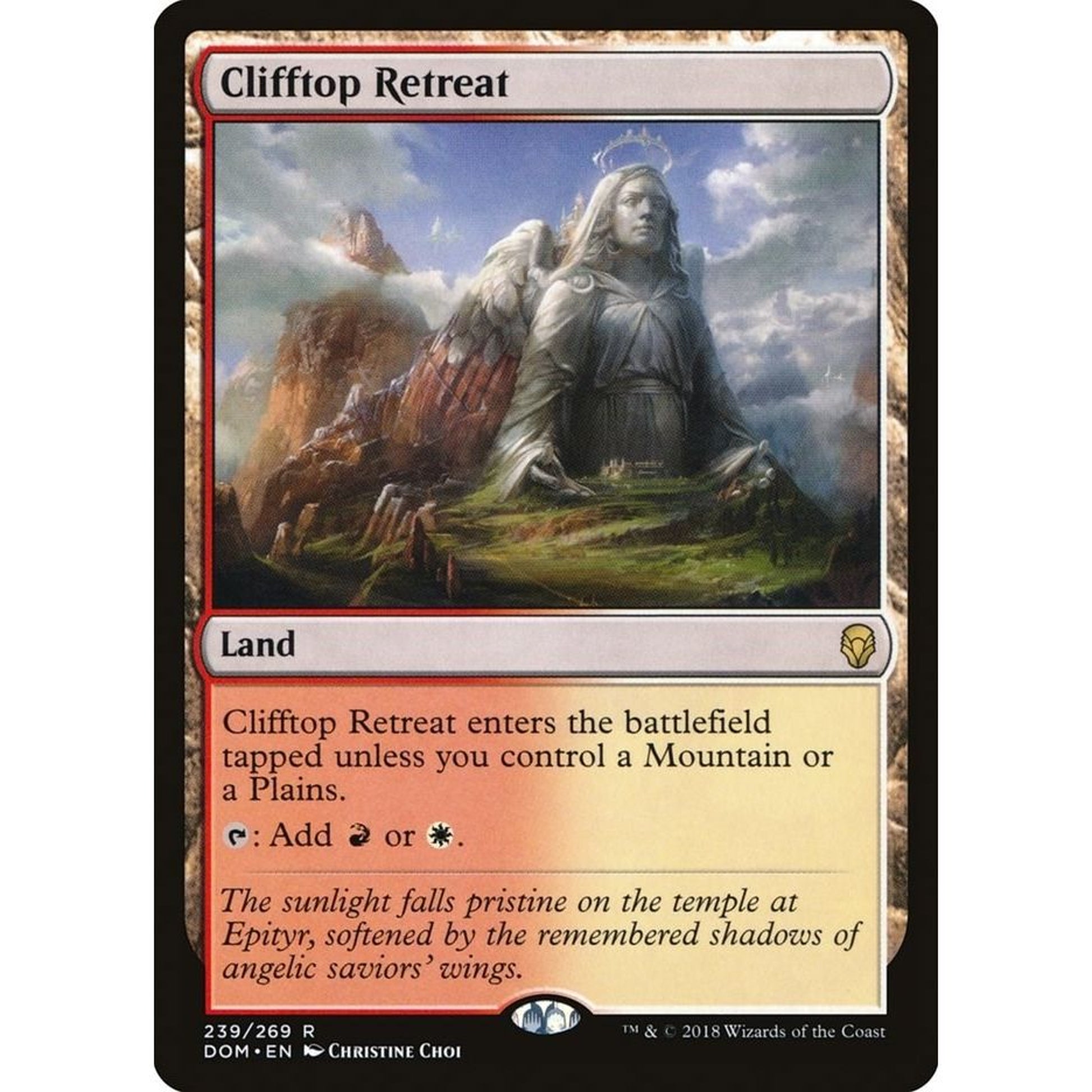 Image for Clifftop Retreat (239) (DOM) - Magic: The Gathering
