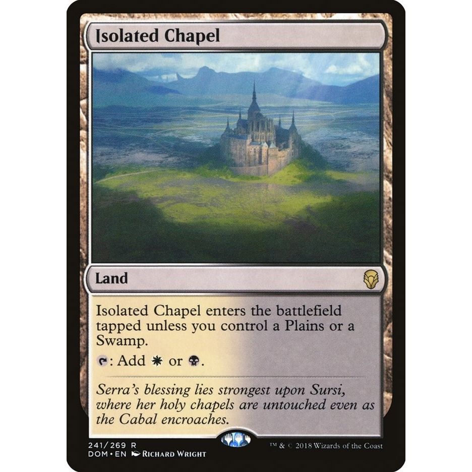 Image for Isolated Chapel (241) (DOM) - Magic: The Gathering