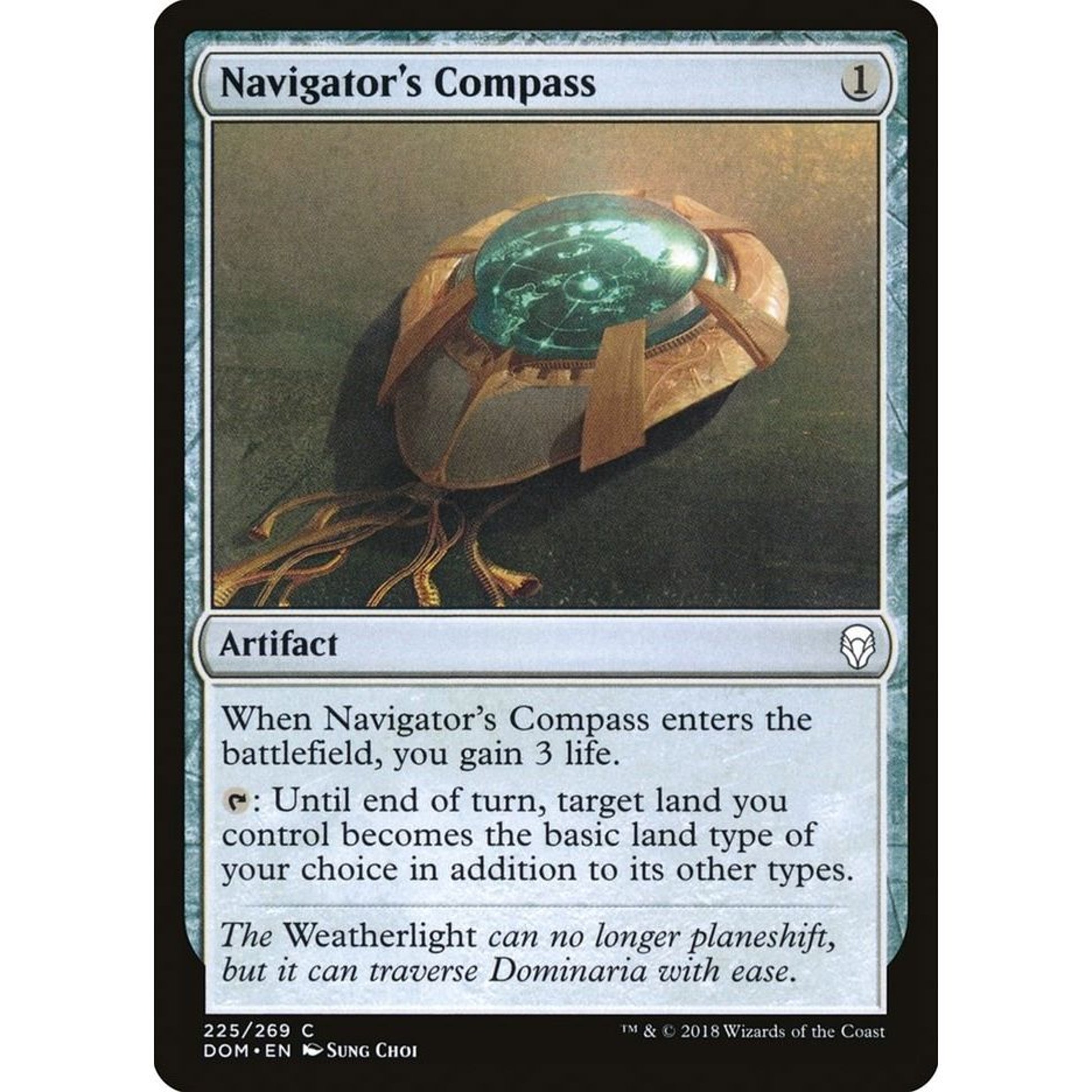 Image for Navigator's Compass (225) (DOM) - Magic: The Gathering