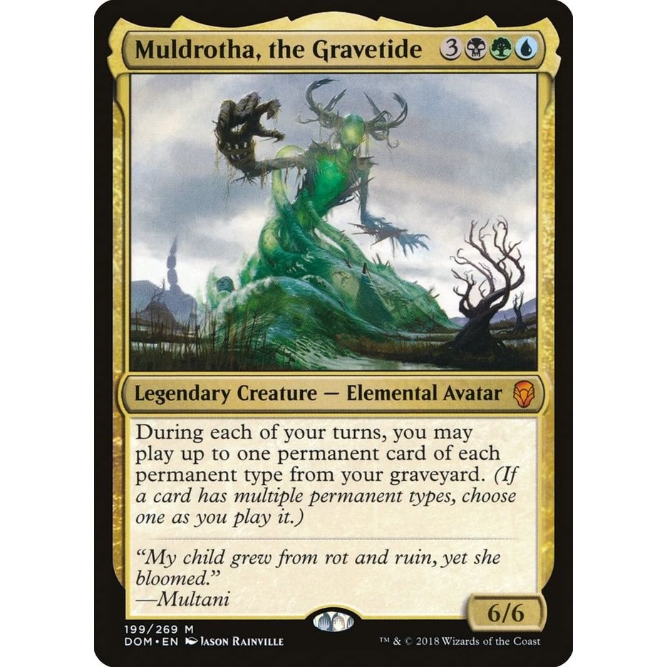 Image for Muldrotha, the Gravetide (199) (DOM) - Magic: The Gathering