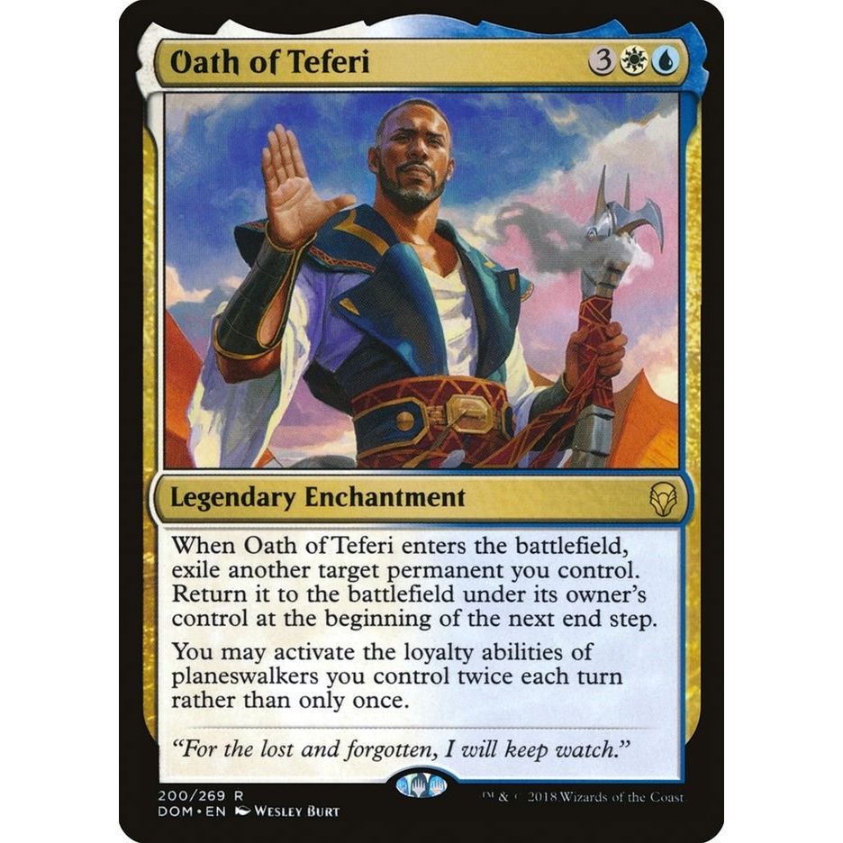 Image for Oath of Teferi (200) (DOM) - Magic: The Gathering