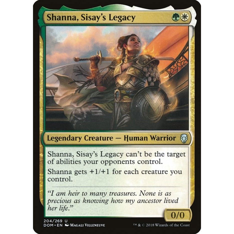 Image for Shanna, Sisay's Legacy (204) (DOM) - Magic: The Gathering