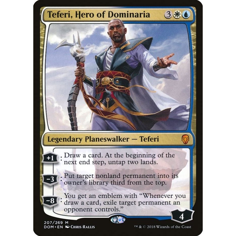 Image for Teferi, Hero of Dominaria (207) (DOM) - Magic: The Gathering