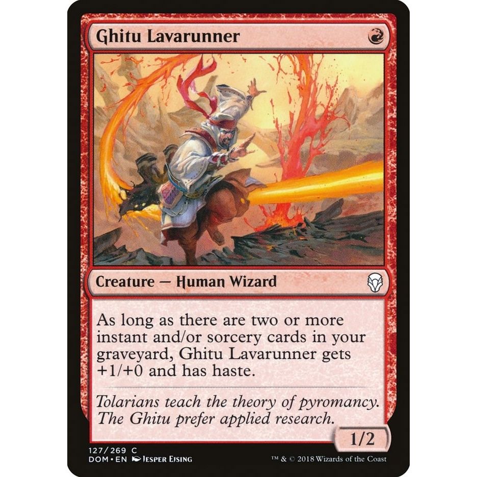 Image for Ghitu Lavarunner (127) (DOM) - Magic: The Gathering
