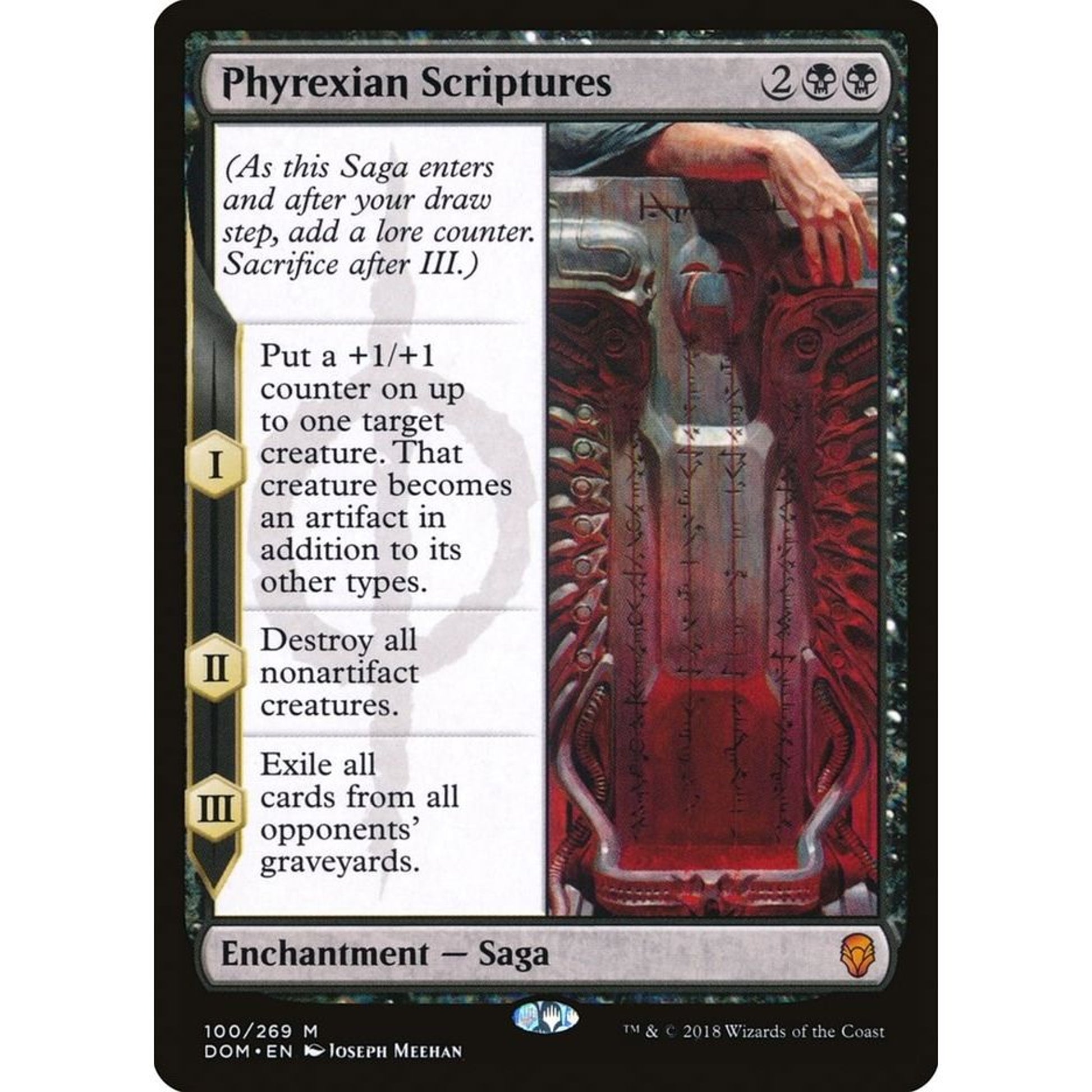Image for Phyrexian Scriptures (100) (DOM) - Magic: The Gathering