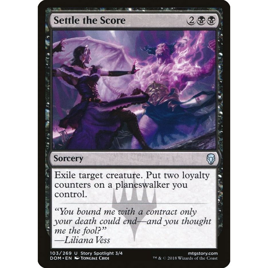 Image for Settle the Score (103) (DOM) - Magic: The Gathering