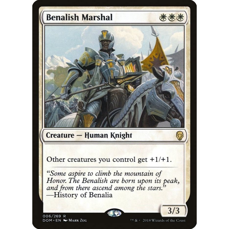 Image for Benalish Marshal (6) (DOM) - Magic: The Gathering