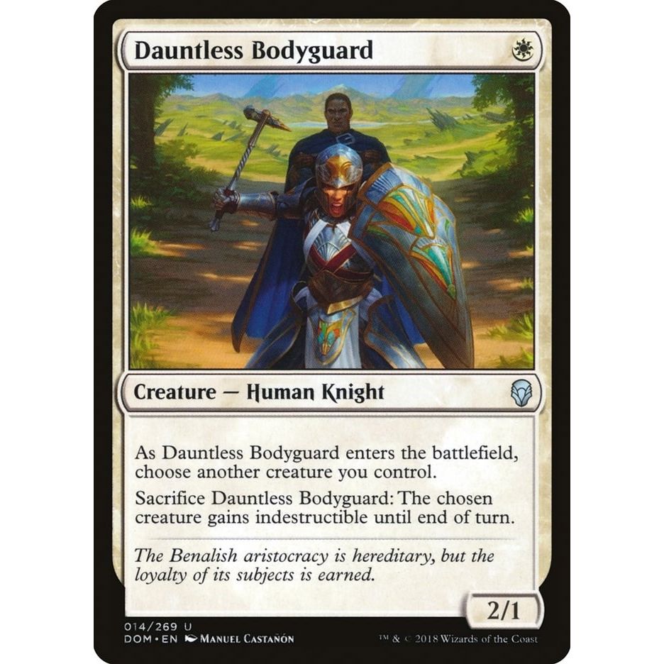Image for Dauntless Bodyguard (14) (DOM) - Magic: The Gathering