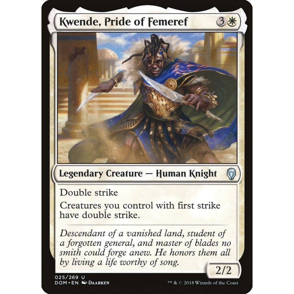 Image for Kwende, Pride of Femeref (25) (DOM) - Magic: The Gathering