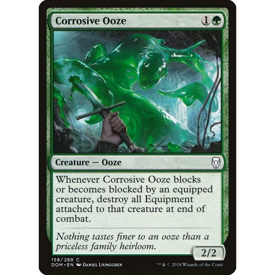 Image for Corrosive Ooze (158) (DOM) - Magic: The Gathering