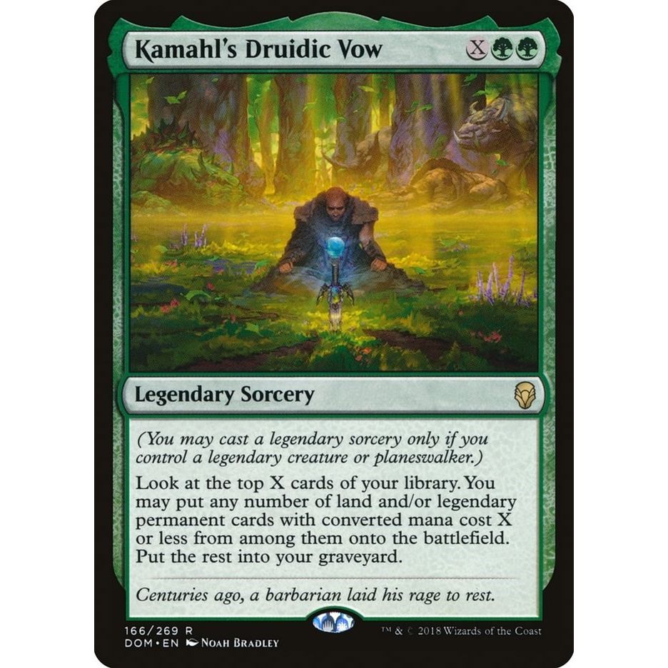 Image for Kamahl's Druidic Vow (166) (DOM) - Magic: The Gathering