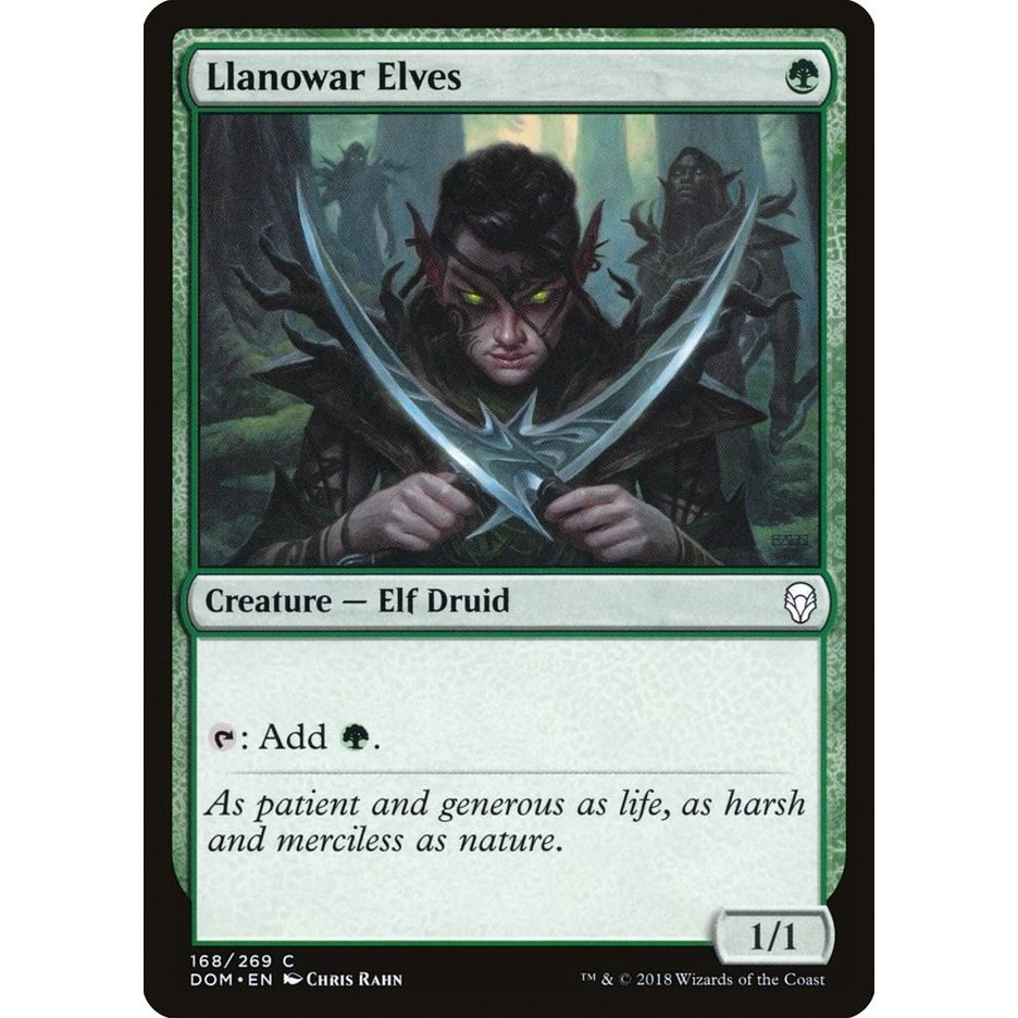 Image for Llanowar Elves (168) (DOM) - Magic: The Gathering