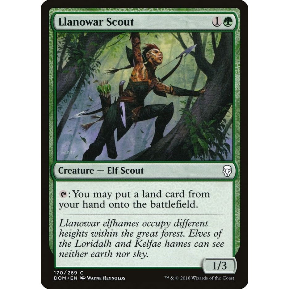 Image for Llanowar Scout (170) (DOM) - Magic: The Gathering