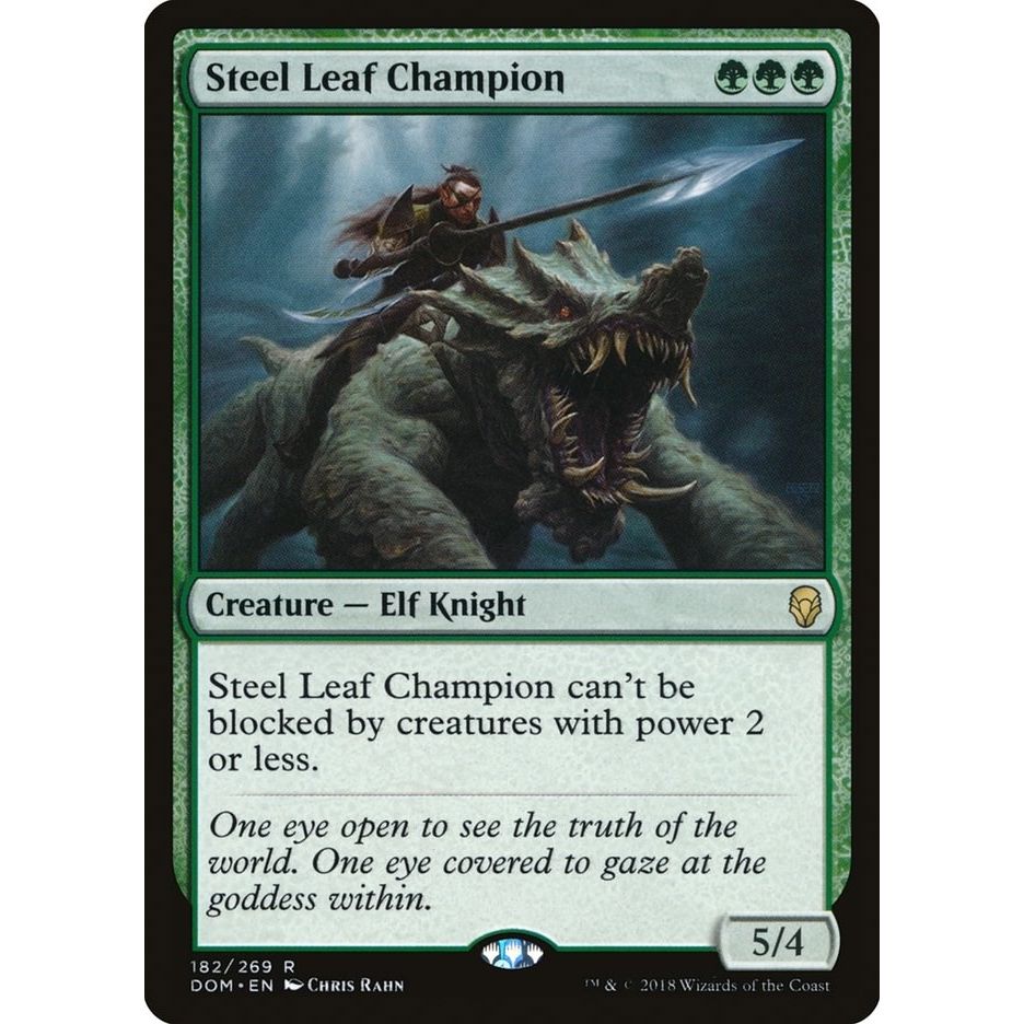 Image for Steel Leaf Champion (182) (DOM) - Magic: The Gathering