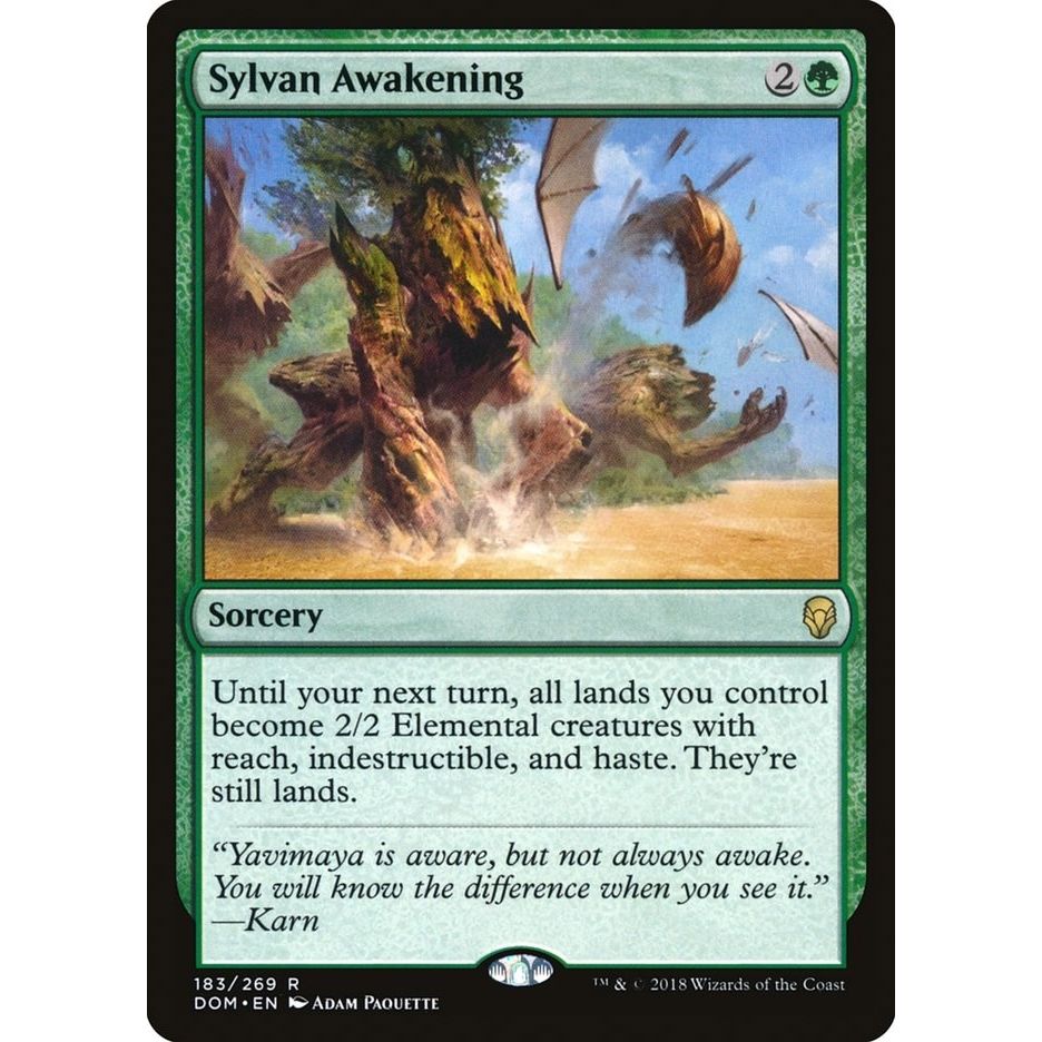 Image for Sylvan Awakening (183) (DOM) - Magic: The Gathering