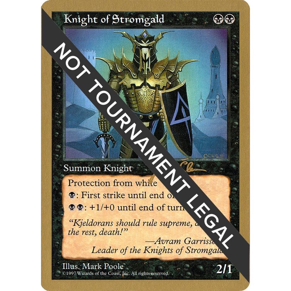 Image for Knight of Stromgald - 1997 Jakub Slemr (5ED) (WCD) - Magic: The Gathering