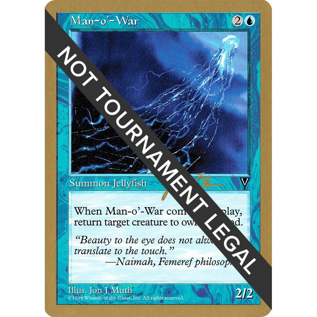 Image for Man-o'-War - 1997 Jakub Slemr (VIS) (WCD) - Magic: The Gathering