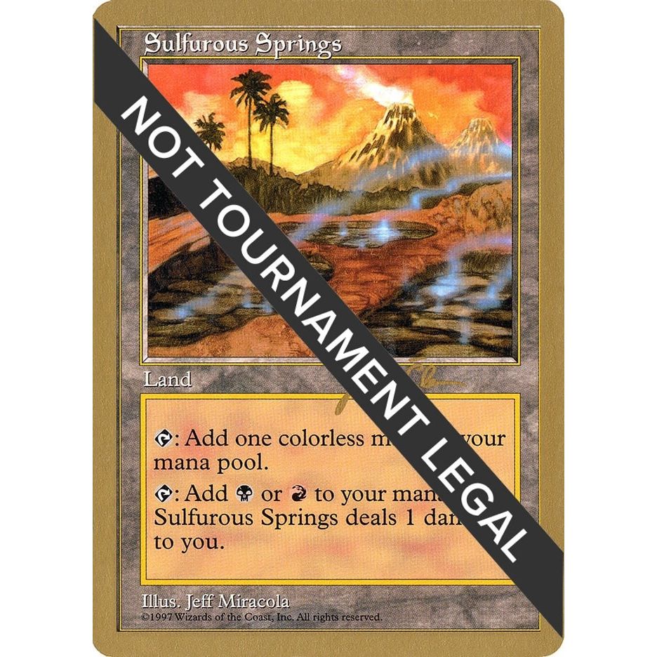 Image for Sulfurous Springs - 1997 Jakub Slemr (5ED) (WCD) - Magic: The Gathering