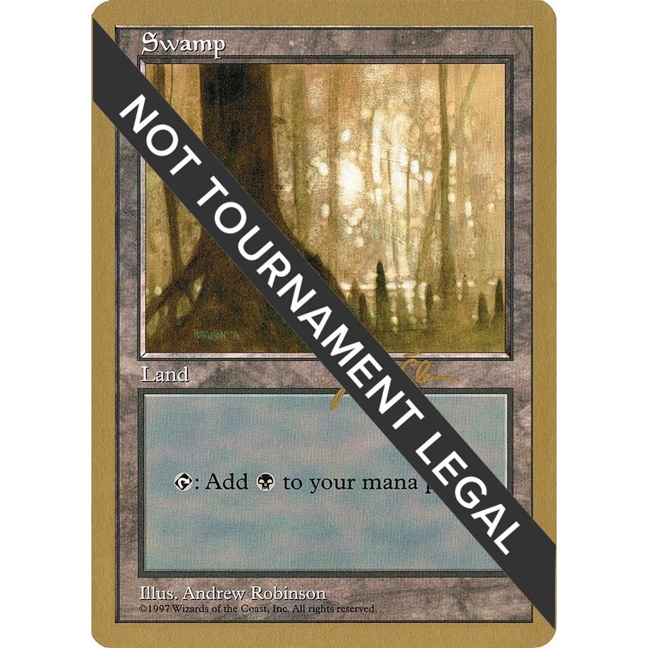 Image for Swamp (445) - 1997 Jakub Slemr (5ED) (WCD) - Magic: The Gathering