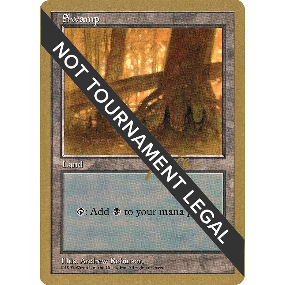 Image for Swamp (444) - 1997 Jakub Slemr (5ED) (WCD) - Magic: The Gathering