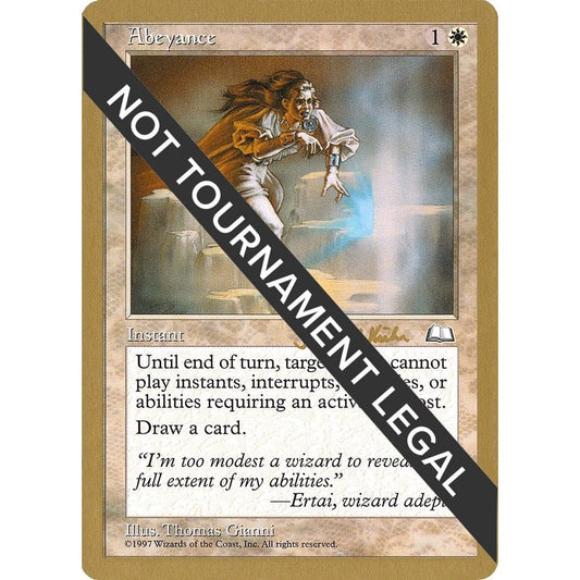 Image for Abeyance - 1997 Janosch Kuhn (WTH) (WCD) - Magic: The Gathering