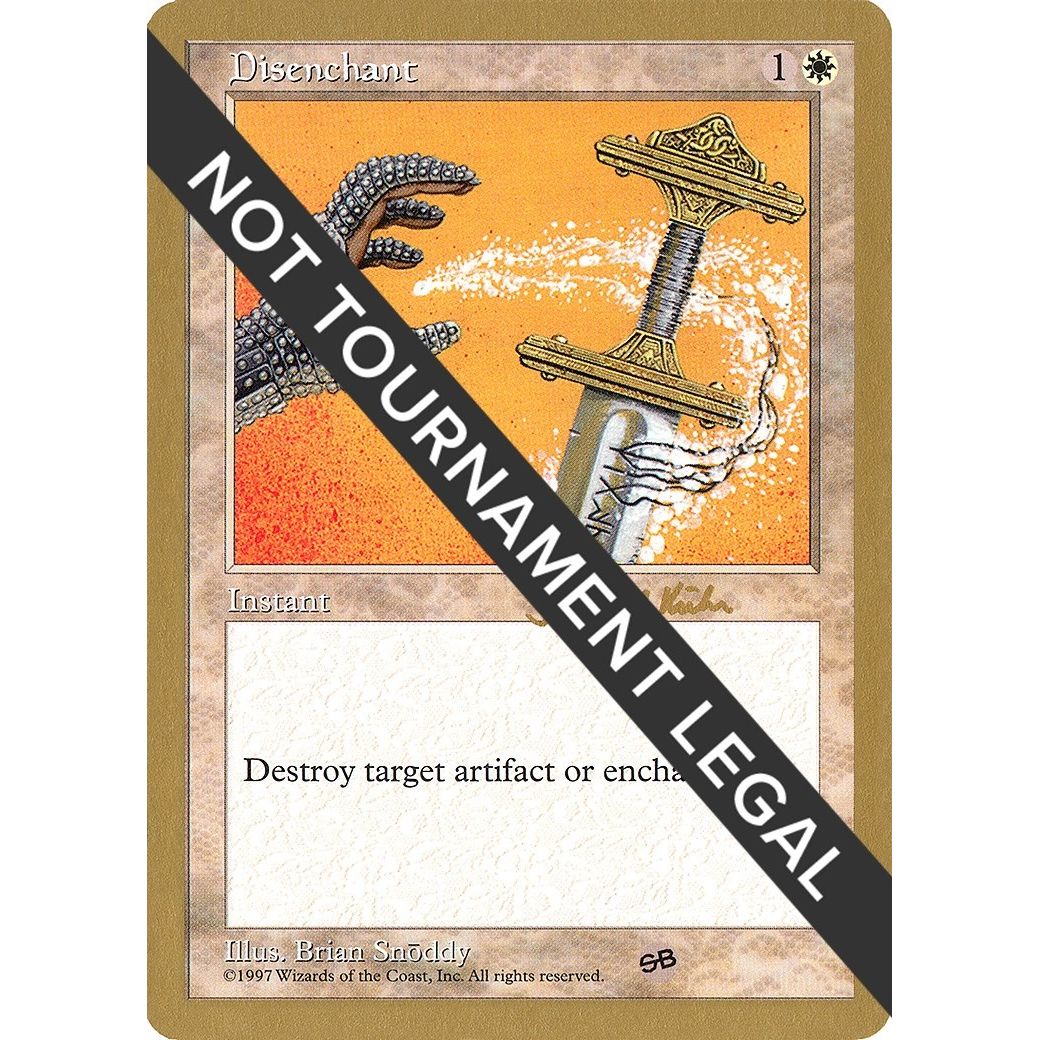 Image for Disenchant - 1997 Janosch Kuhn (5ED) (SB) (WCD) - Magic: The Gathering