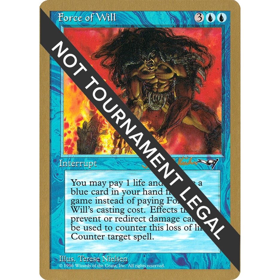 Image for Force of Will - 1997 Janosch Kuhn (ALL) (WCD) - Magic: The Gathering