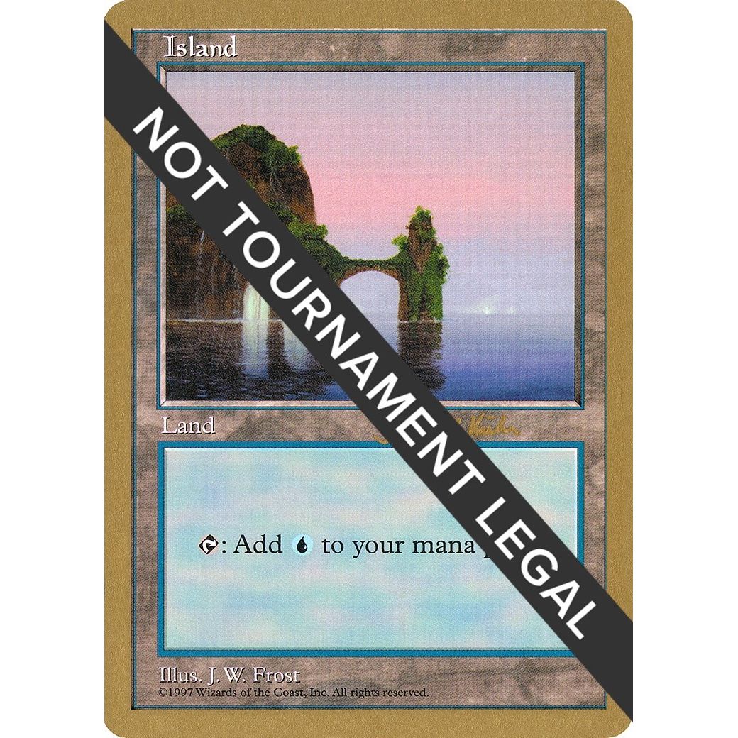 Image for Island (425) - 1997 Janosch Kuhn (5ED) (WCD) - Magic: The Gathering