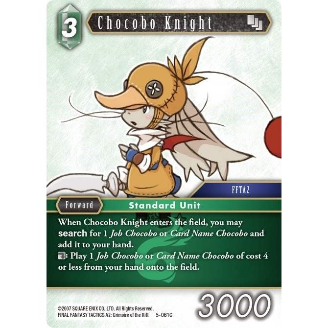 Image for Chocobo Knight (5-061C) (OP5) - Final Fantasy TCG
