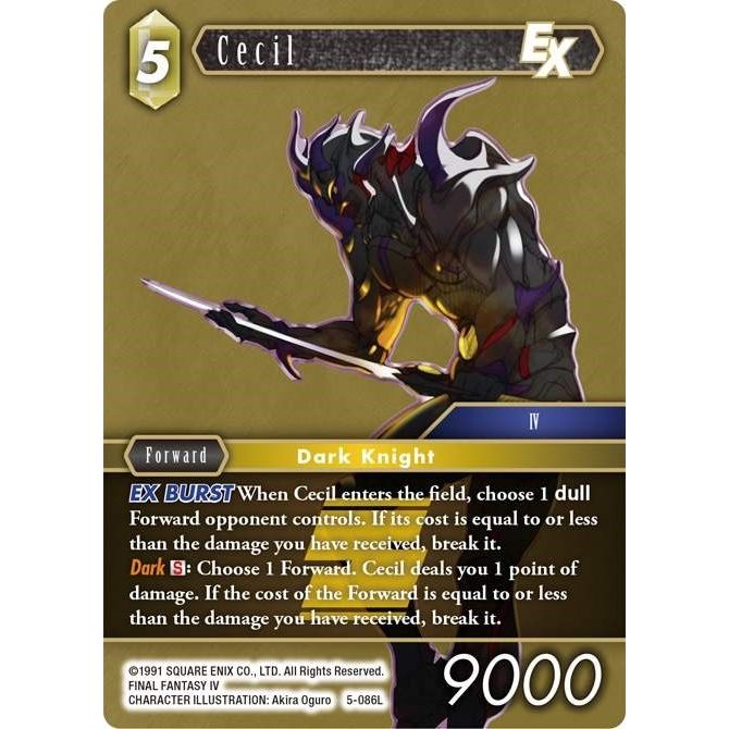 Image for Cecil EX (5-086L) (OP5) - Final Fantasy TCG