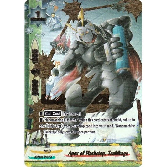 Image for Apex of Flashstep, Tsukikage (Secret) (X-BT04A-SS03/0060EN) (X-BT04A) - Future Card BuddyFight
