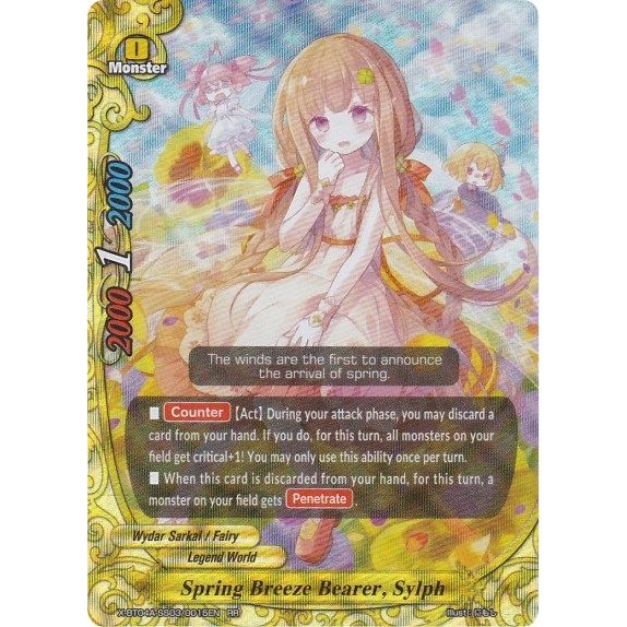 Image for Spring Breeze Bearer, Sylph (X-BT04A-SS03/0015EN) (X-BT04A) - Future Card BuddyFight