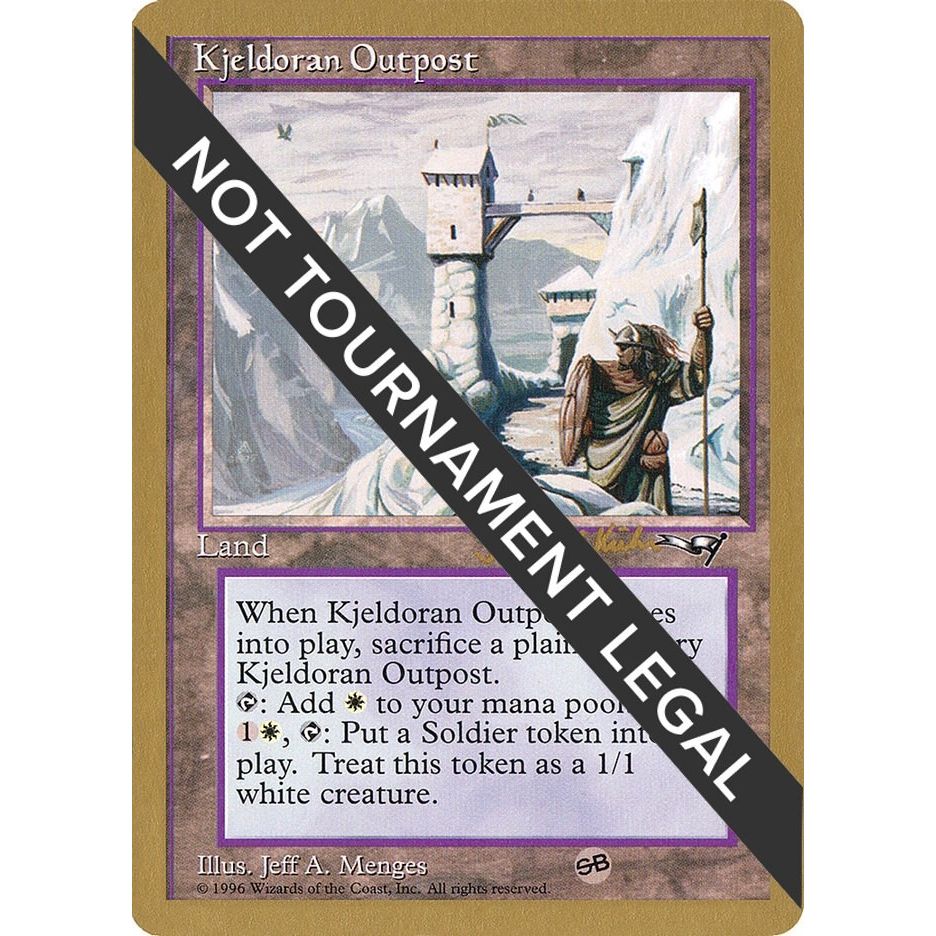 Image for Kjeldoran Outpost - 1997 Janosch Kuhn (ALL) (WCD) - Magic: The Gathering
