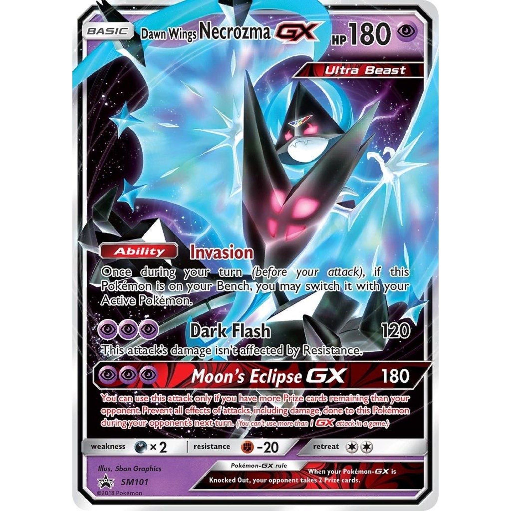 Image for Dawn Wings Necrozma GX - SM101 (SM101) (SMP) - Pokemon