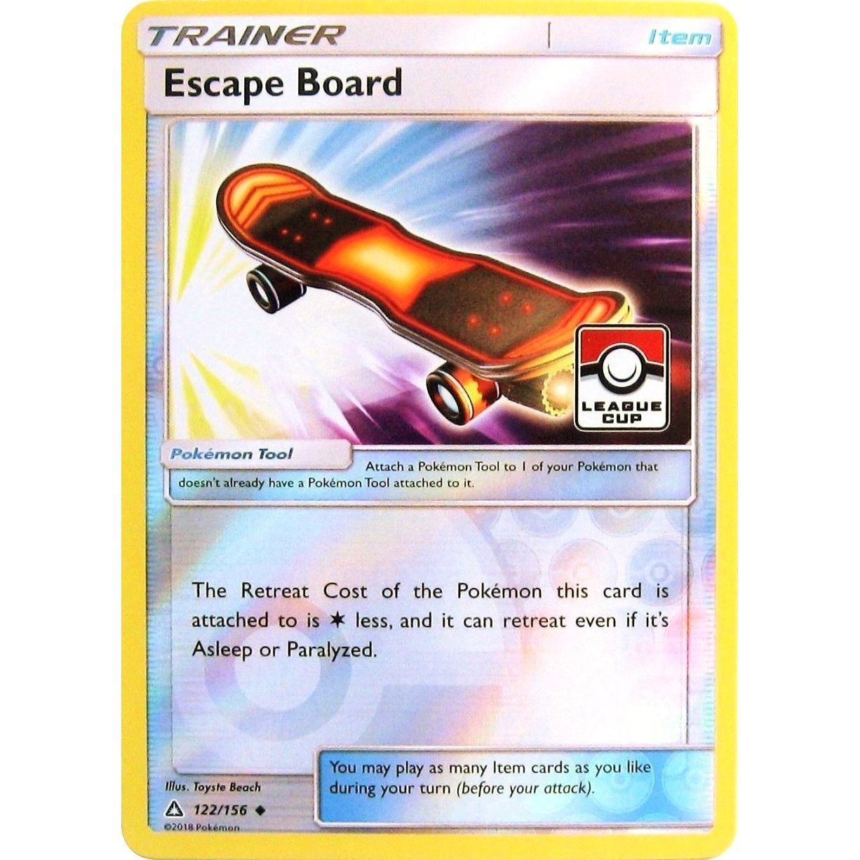 Image for Escape Board - 122/156 (League Cup) (122/156) (PR) - Pokemon
