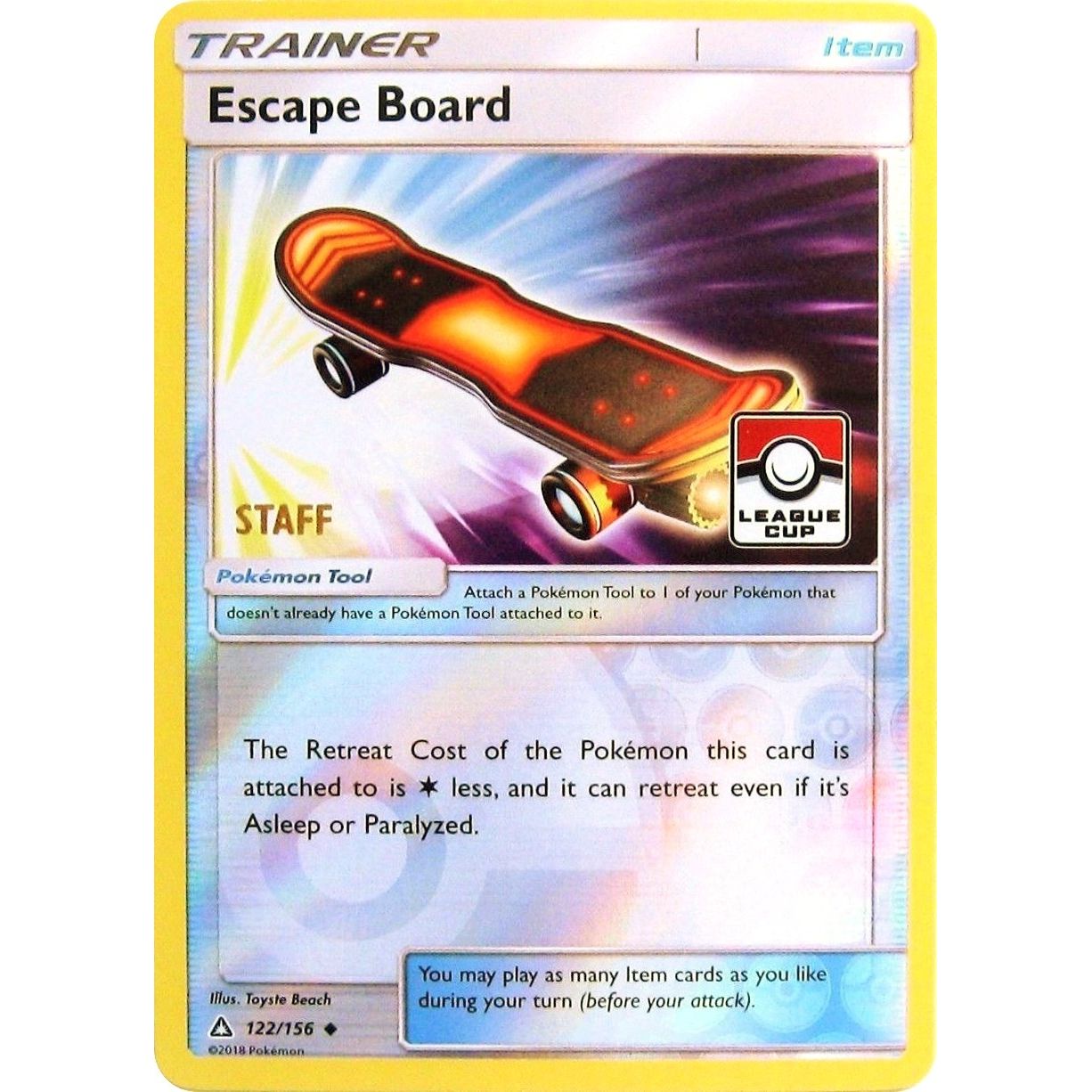 Image for Escape Board - 122/156 (League Cup) [Staff] (122/156) (PR) - Pokemon