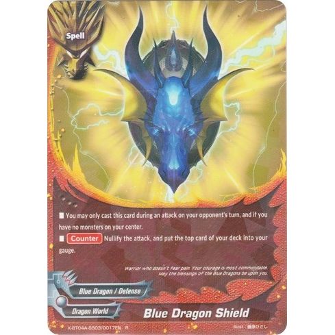 Image for Blue Dragon Shield (X-BT04A-SS03/0017EN) (X-BT04A) - Future Card BuddyFight