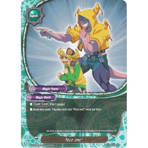 Image for Nice one! (X-BT04A-SS03/0037EN) (X-BT04A) - Future Card BuddyFight