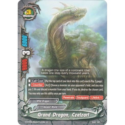 Image for Grand Dragon, Czelzarl (X-BT04A-SS03/0041EN) (X-BT04A) - Future Card BuddyFight