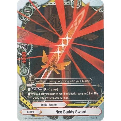 Image for Neo Buddy Sword (X-BT04A-SS03/0056EN) (X-BT04A) - Future Card BuddyFight