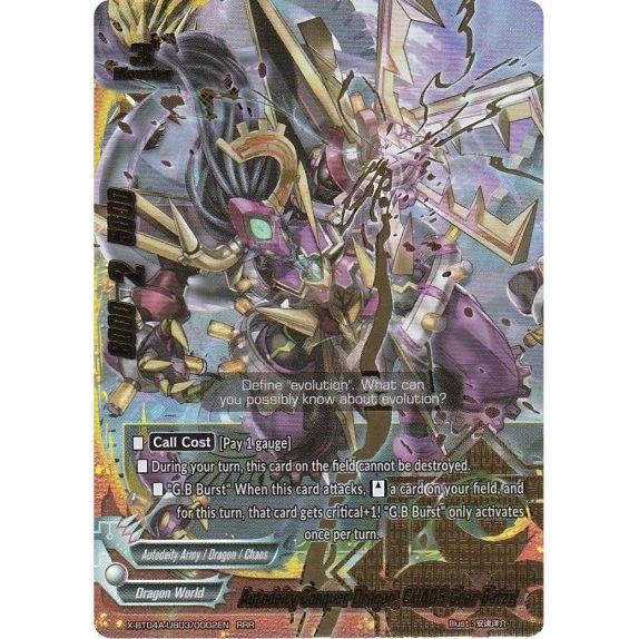 Image for Autodeity Conquer Dragon, CHAOS Gear Batzz (X-BT04A-UB03/0002EN) (X-BT04A) - Future Card BuddyFight