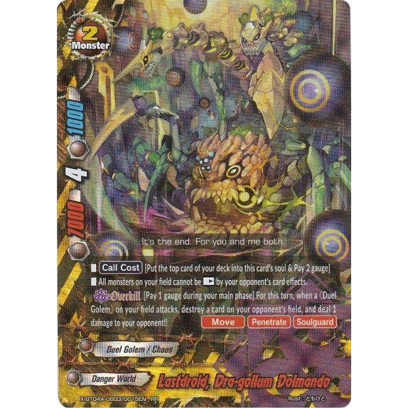 Image for Lastdroid, Dra-gollum Dolmando (X-BT04A-UB03/0015EN) (X-BT04A) - Future Card BuddyFight