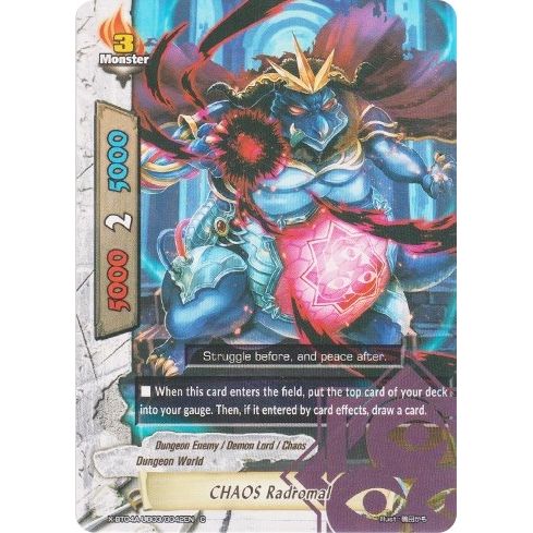 Image for CHAOS Radromarl (X-BT04A-UB03/0042EN) (X-BT04A) - Future Card BuddyFight