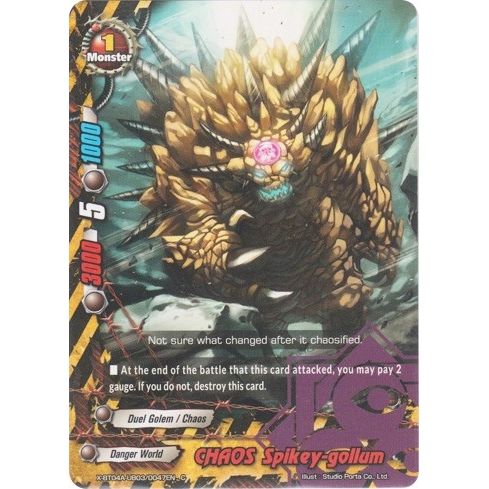 Image for CHAOS Spikey-gollum (X-BT04A-UB03/0047EN) (X-BT04A) - Future Card BuddyFight