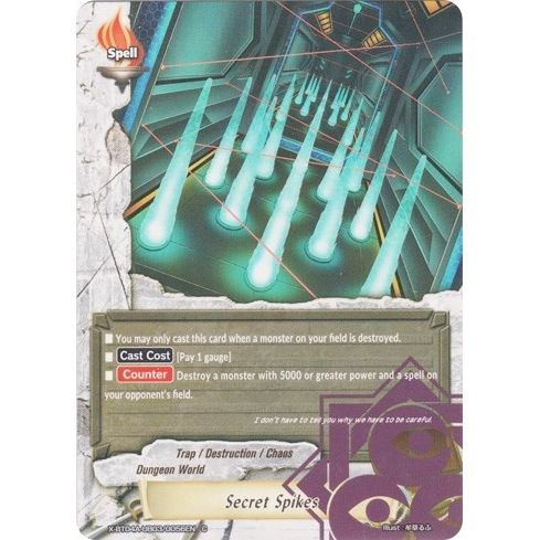 Image for Secret Spikes (X-BT04A-UB03/0056EN) (X-BT04A) - Future Card BuddyFight
